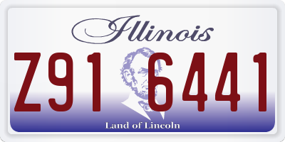 IL license plate Z916441