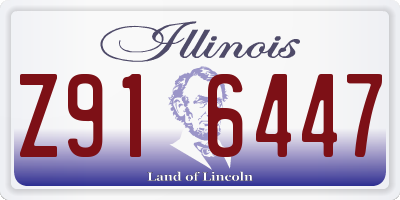 IL license plate Z916447