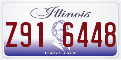 IL license plate Z916448