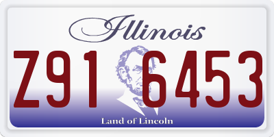 IL license plate Z916453