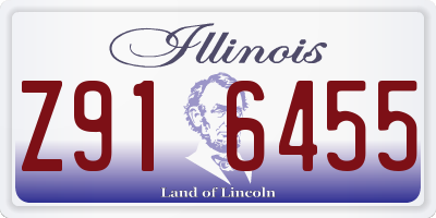 IL license plate Z916455
