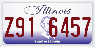 IL license plate Z916457