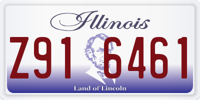 IL license plate Z916461