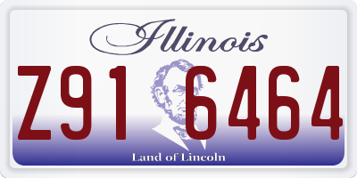 IL license plate Z916464
