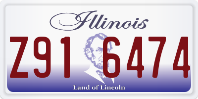 IL license plate Z916474