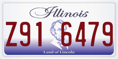 IL license plate Z916479