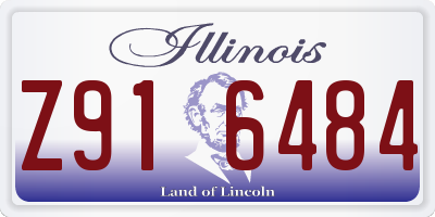 IL license plate Z916484