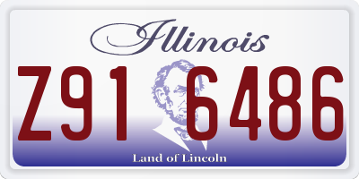 IL license plate Z916486
