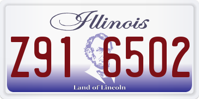 IL license plate Z916502