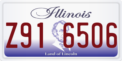 IL license plate Z916506