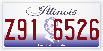 IL license plate Z916526