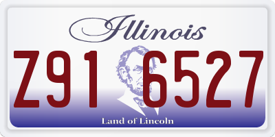 IL license plate Z916527