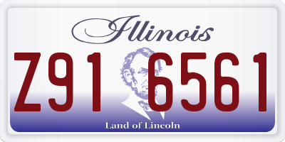 IL license plate Z916561