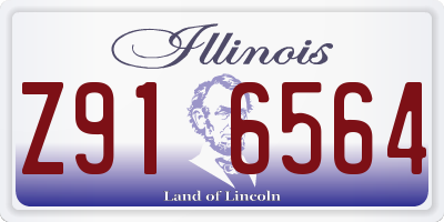 IL license plate Z916564