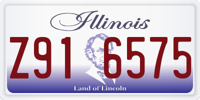 IL license plate Z916575