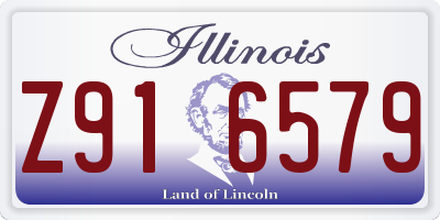 IL license plate Z916579