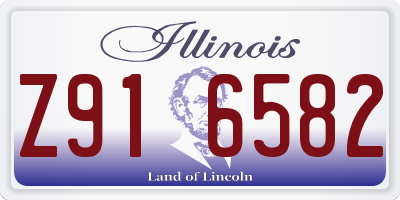 IL license plate Z916582