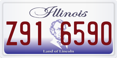IL license plate Z916590