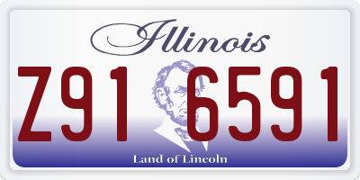 IL license plate Z916591
