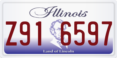 IL license plate Z916597