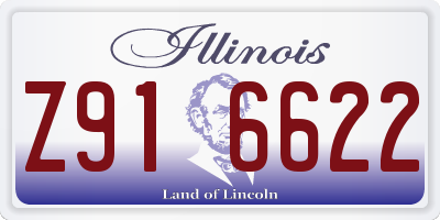 IL license plate Z916622