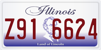 IL license plate Z916624