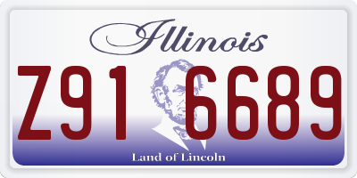 IL license plate Z916689