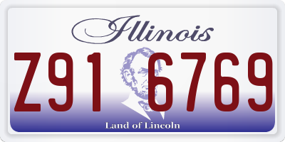 IL license plate Z916769