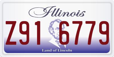 IL license plate Z916779