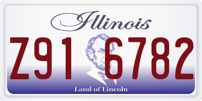 IL license plate Z916782