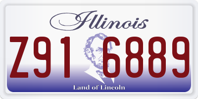 IL license plate Z916889