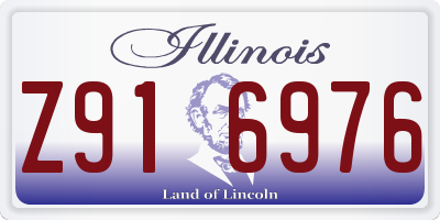 IL license plate Z916976