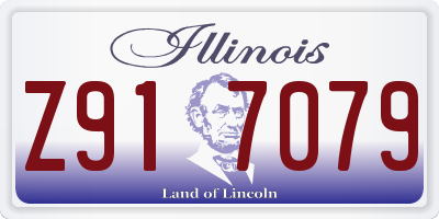 IL license plate Z917079