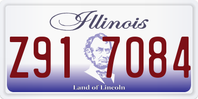IL license plate Z917084