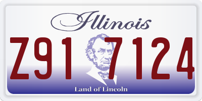 IL license plate Z917124