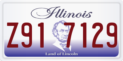 IL license plate Z917129