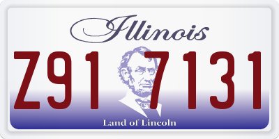 IL license plate Z917131