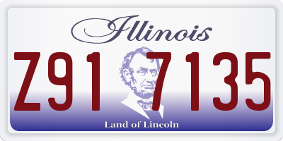 IL license plate Z917135