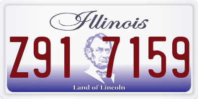 IL license plate Z917159