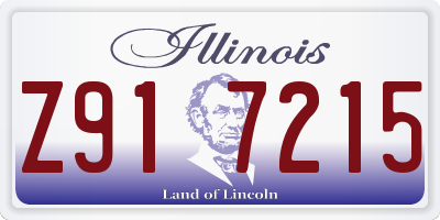 IL license plate Z917215