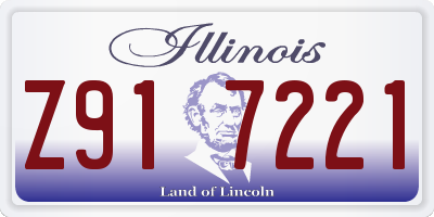 IL license plate Z917221