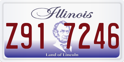 IL license plate Z917246