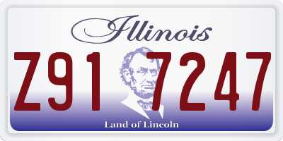 IL license plate Z917247