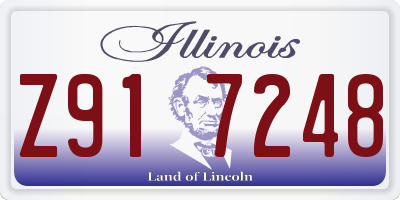 IL license plate Z917248