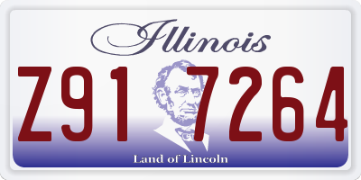 IL license plate Z917264