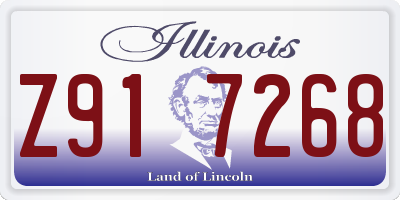 IL license plate Z917268