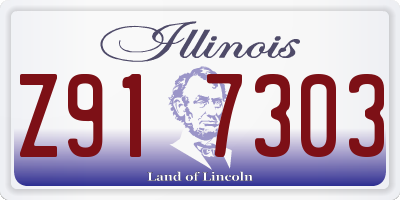 IL license plate Z917303