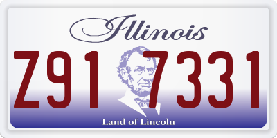 IL license plate Z917331