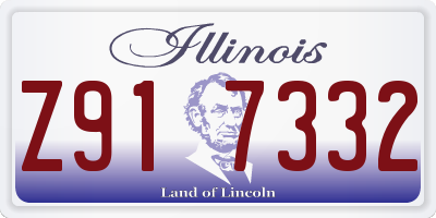 IL license plate Z917332