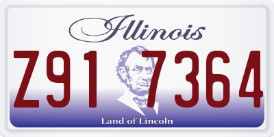 IL license plate Z917364